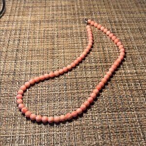Elegant Pink Coral Necklace